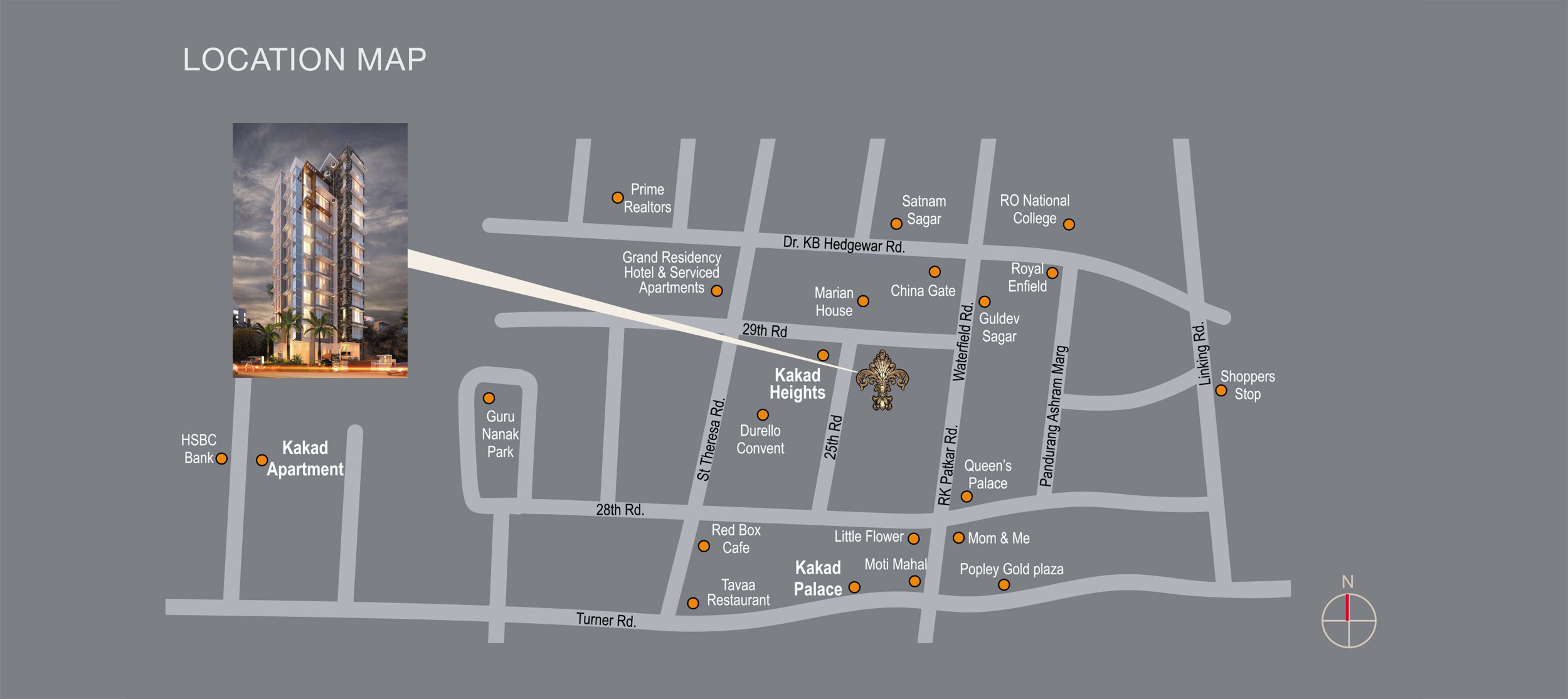 Flat on rent in Kakad Niwas, Bandra West