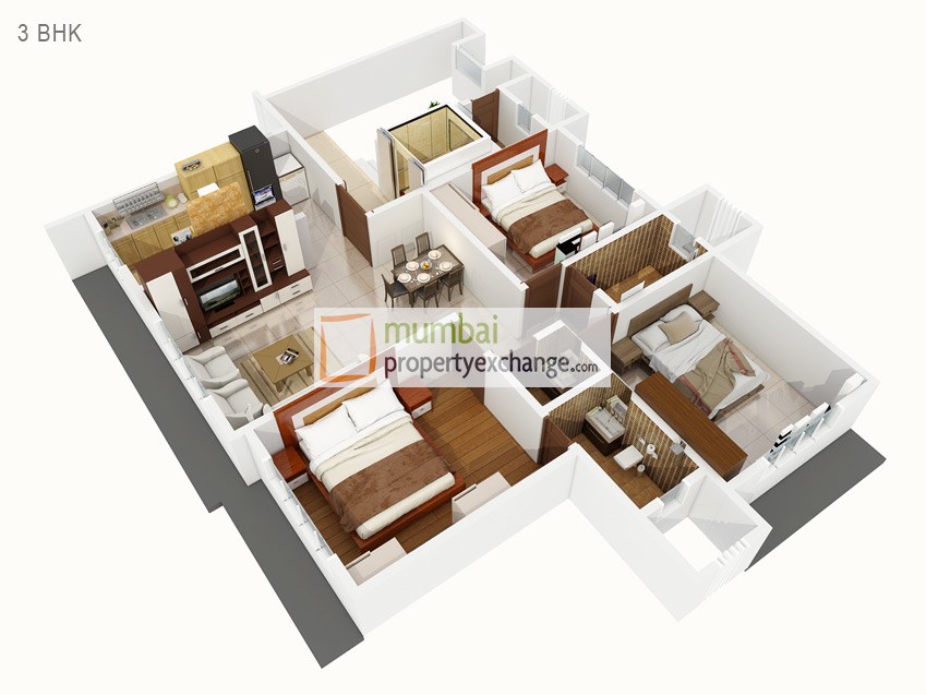 Flat / Apartment on Rent / Lease / Sale in Modispaces Oyster, Malad