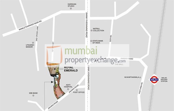 Flat on rent in Royal Pearl, Malad West