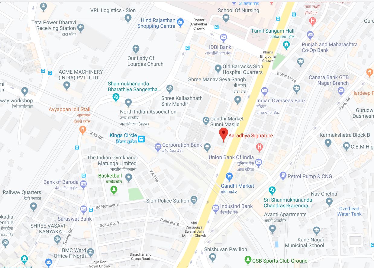 Aaradhya Signature Location Map