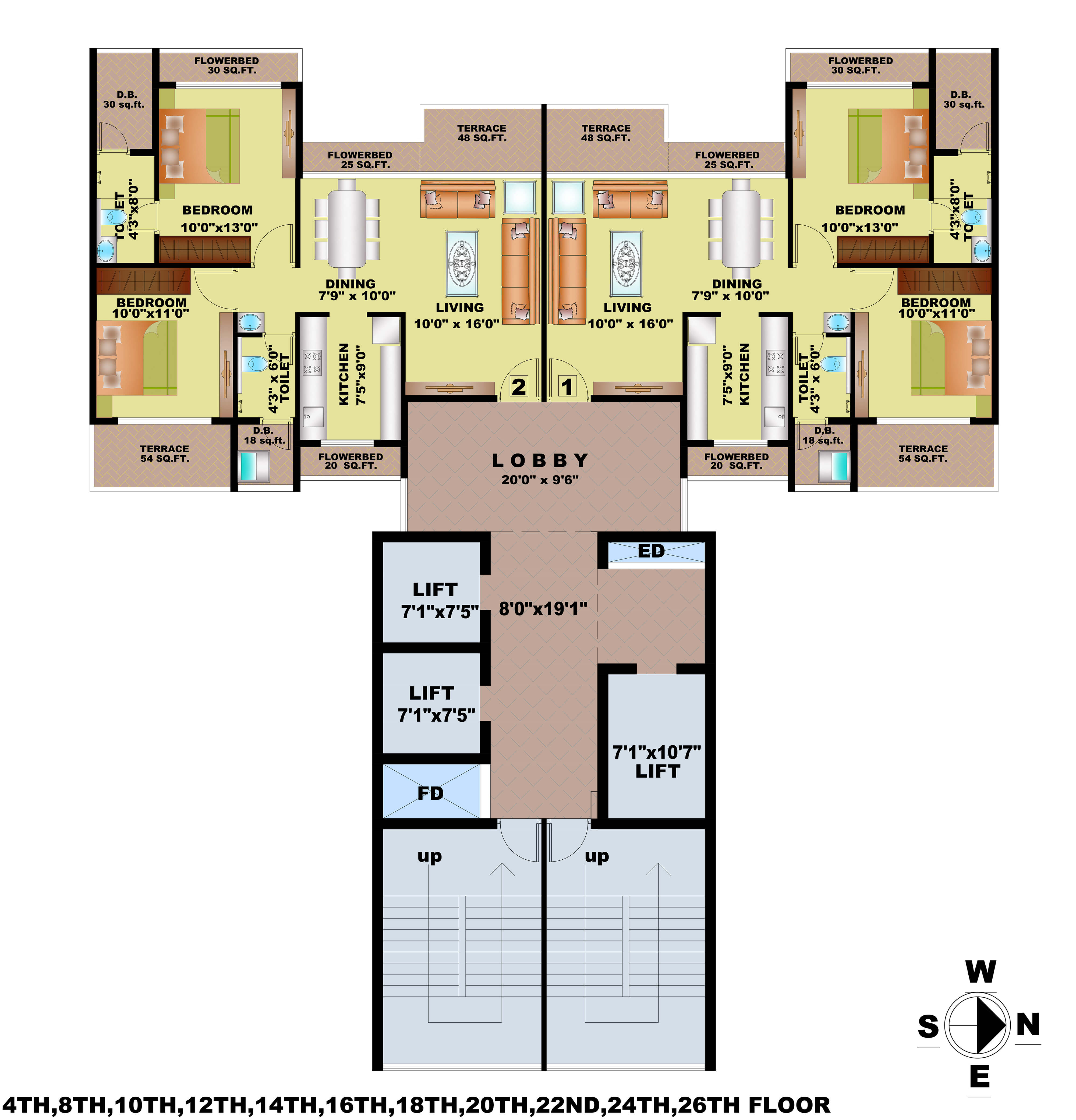 Floor Plan Wing C