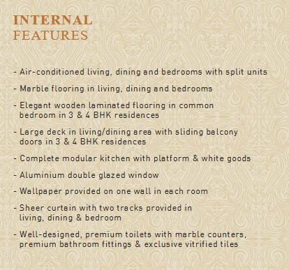 Hiranandani Fairway Internal Features