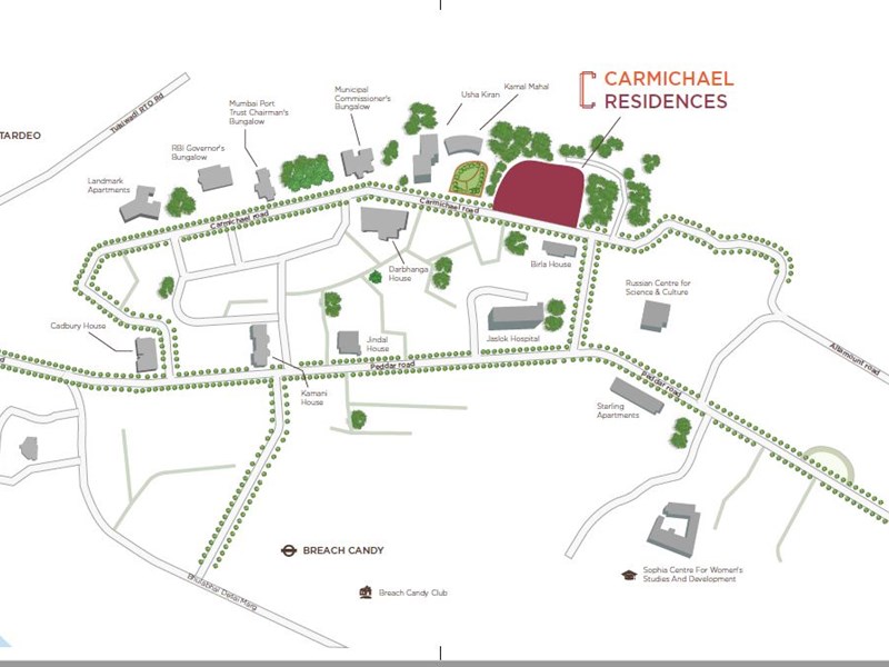Peninsula Carmichael Residences Location Map