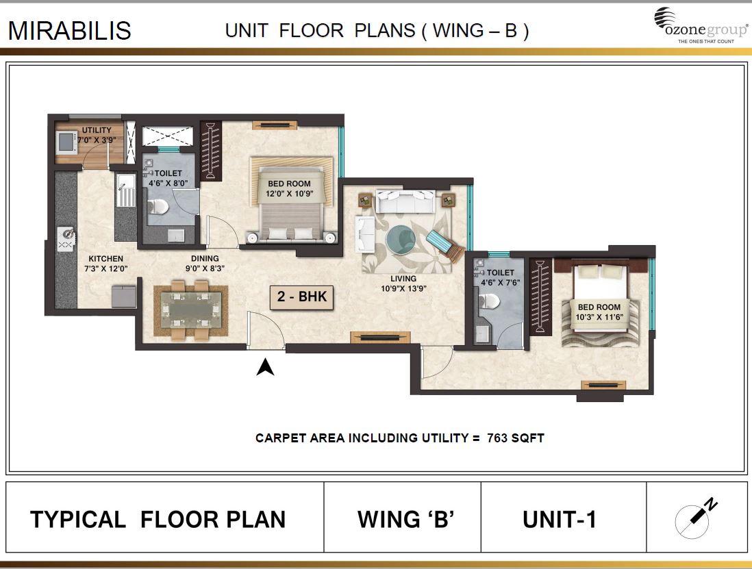 Mirabilis 2BHK Wing B Unit 01
