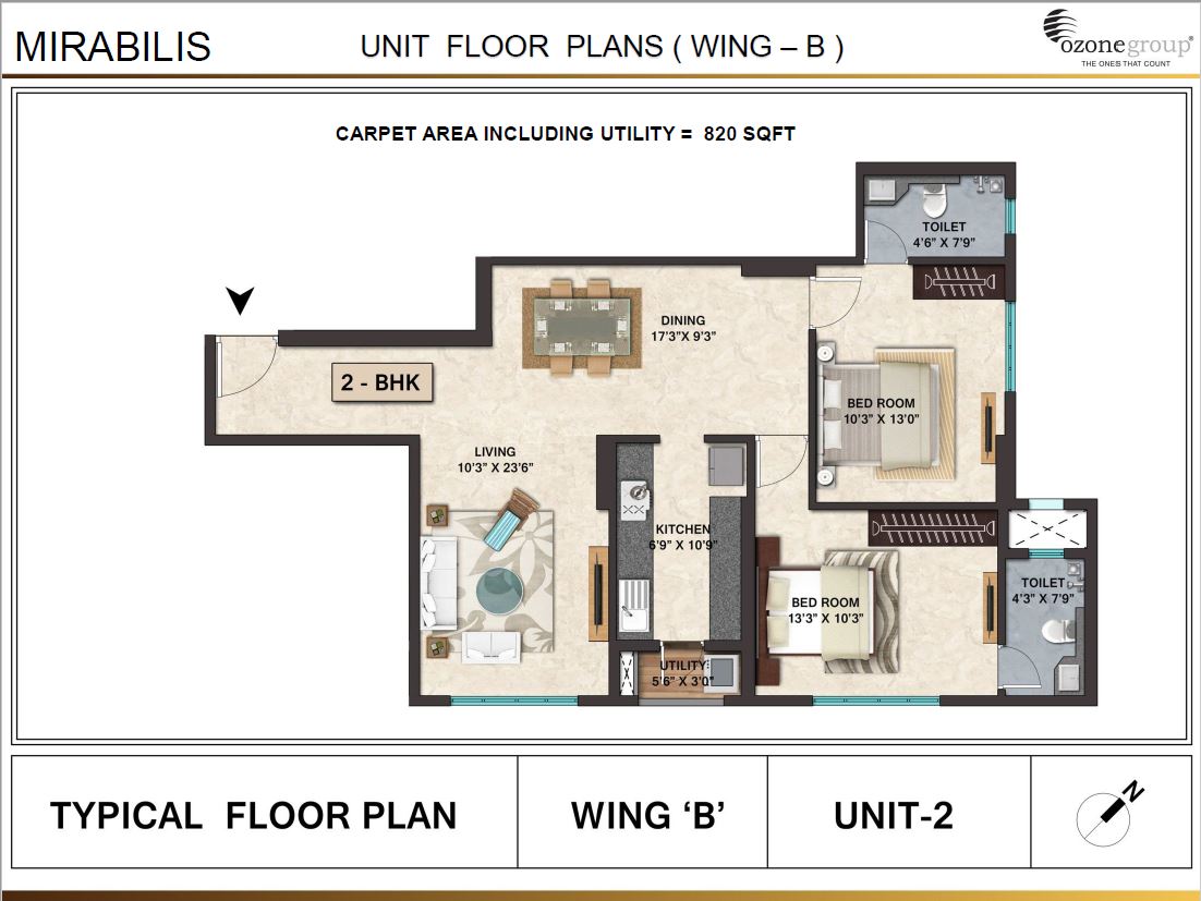 Mirabilis 2BHK Wing B Unit 02