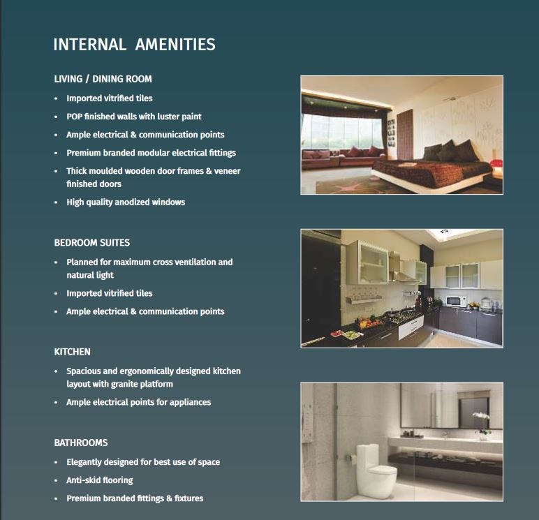 Nakshatra Internal Amenities