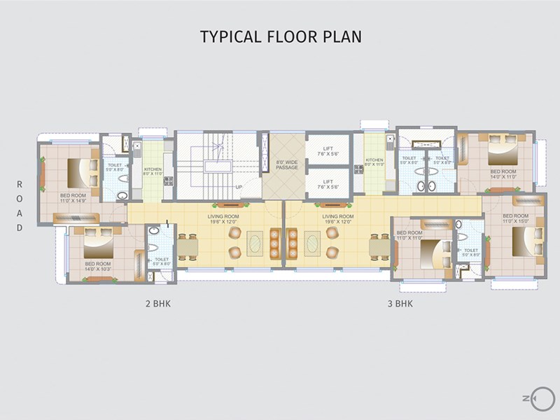 Nakshatra Typical Floor Plan