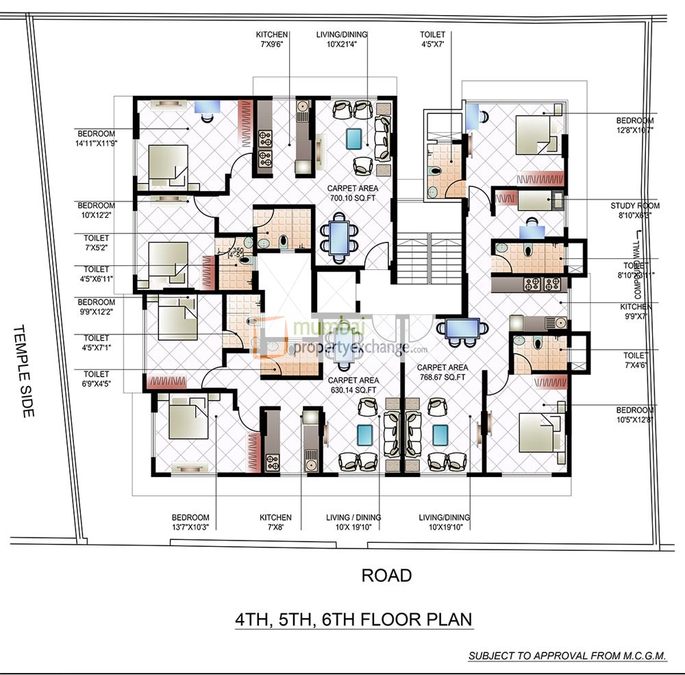 4th Floor plan