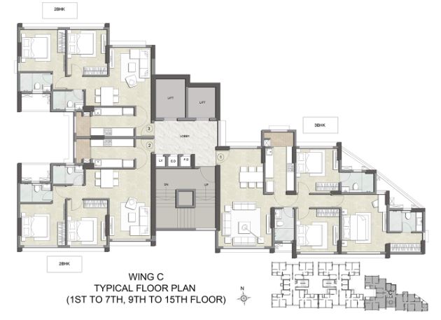 Kalpataru Primus Wing C Typical Flrpln