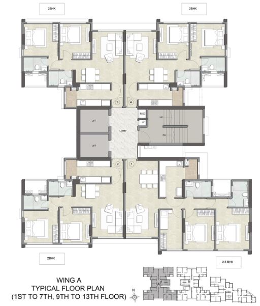 Kalpataru Wing A Typical Flrpln