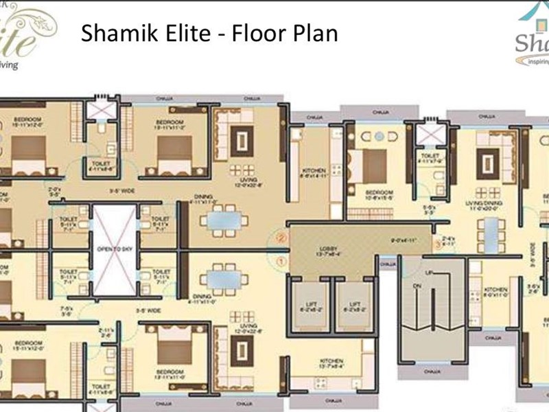 Shamik Elite Typical Floor Plan