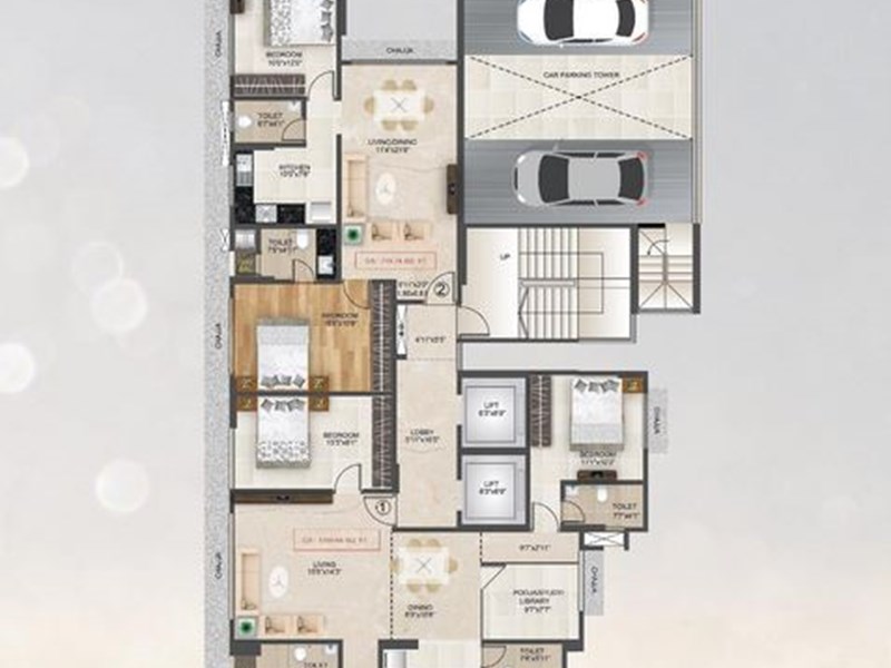 Nakshatra Typical Floor Plan
