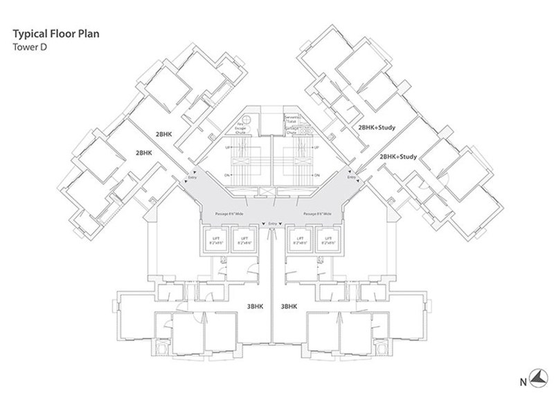 Aveza Tower D Typical Floor Plan
