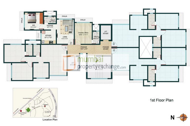 1st Floor plan