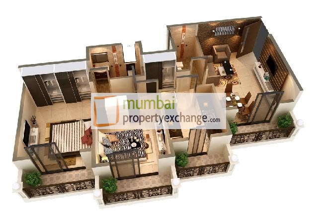 2BHK plan