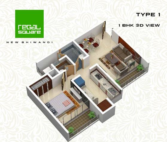 Regal Square 1BHK Type 1