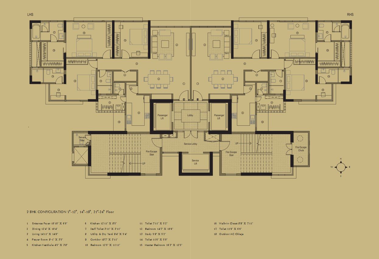 Excalibur Typical Floor Plan