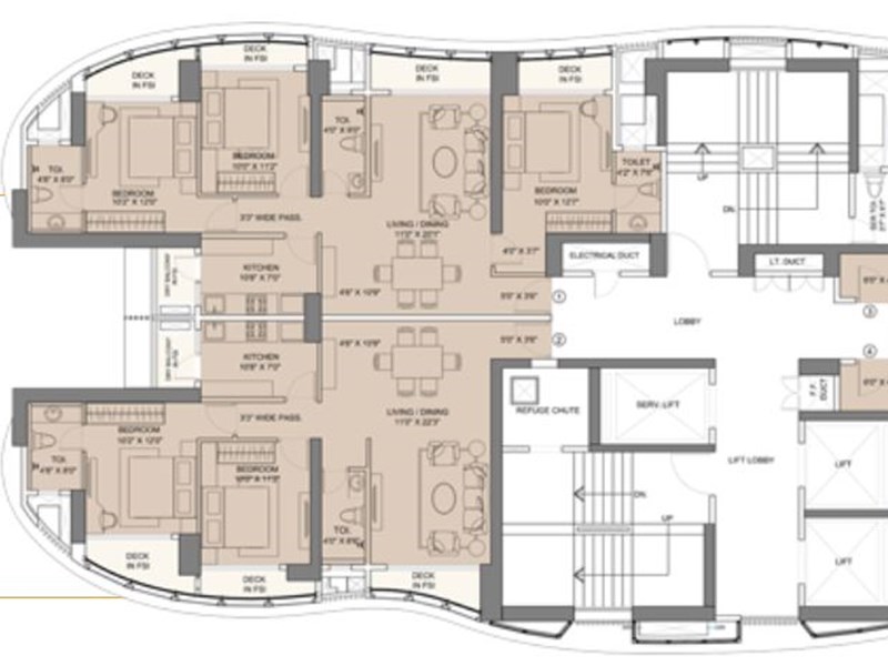 Avenue 1 Typical Floor Plan 1