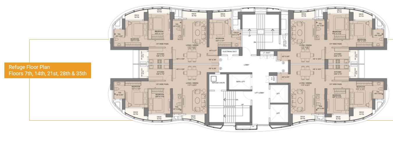 Avenue 1 Typical Floor Plan 2