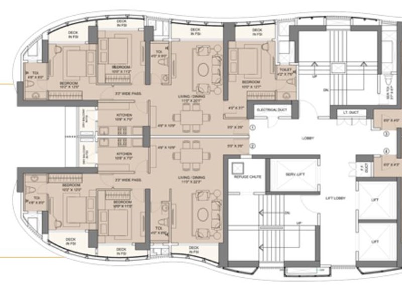 Avenue 1 Typical Floor Plan 2