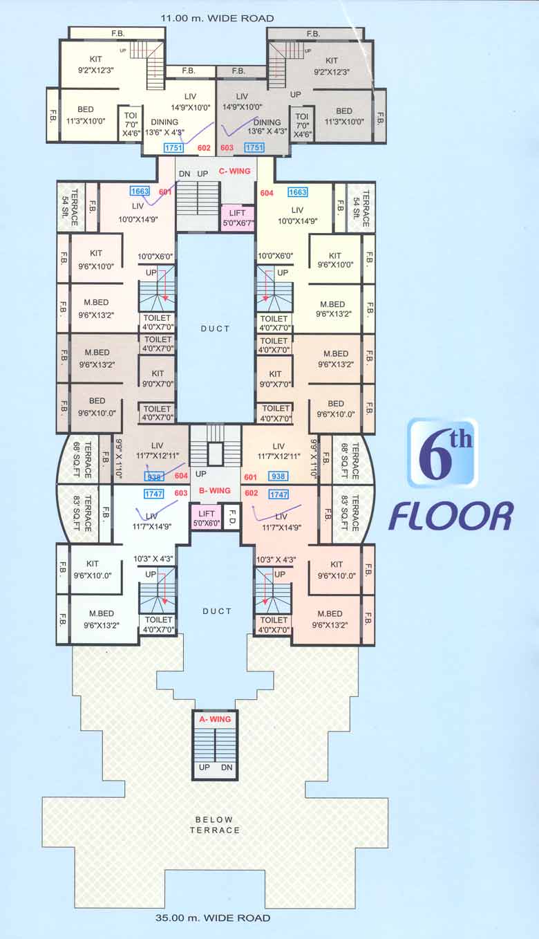 6th Floor Plan