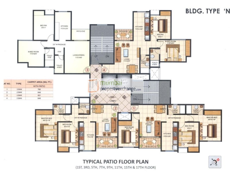 Type N Floor Plan