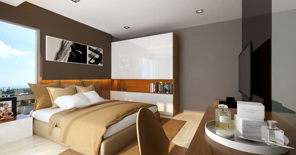 17022 Oth Lotus Residency Artistic Impression Bedroom - Lotus Residency, Goregaon West