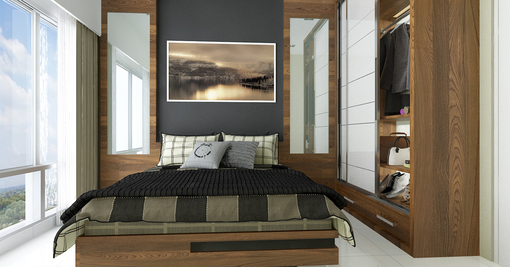 17022 Oth Lotus Residency Artistic Impression Bedroom2 - Lotus Residency, Goregaon West