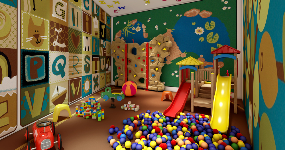17022 Oth Lotus Residency Artistic Impression Kids Play Area - Lotus Residency, Goregaon West