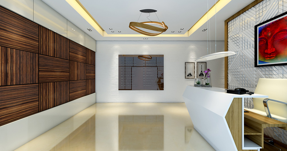 17022 Oth Lotus Residency Artistic Impression Lobby - Lotus Residency, Goregaon West