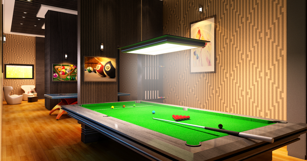 17022 Oth Lotus Residency Artistic Impression Snooker - Lotus Residency, Goregaon West
