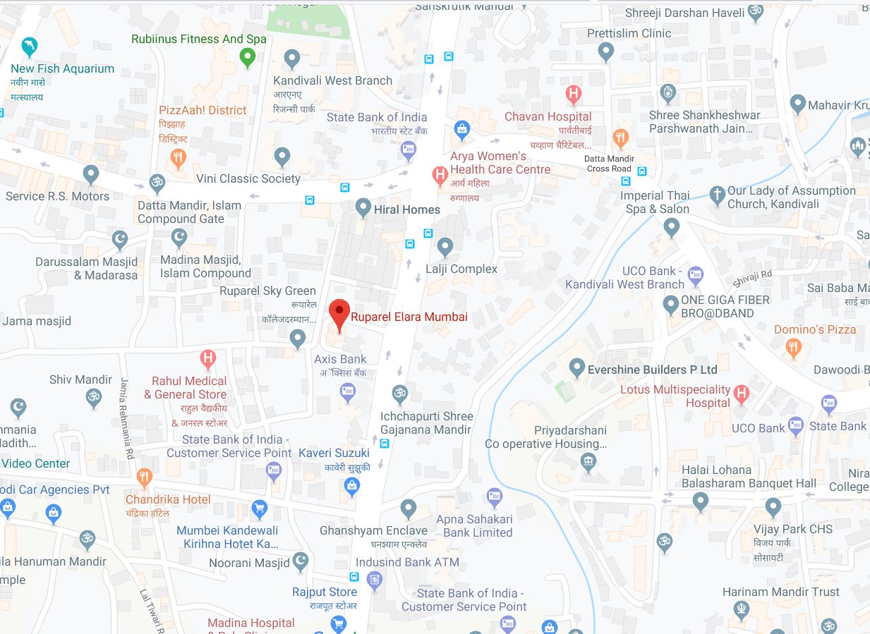 Ruparel Elara Location Map