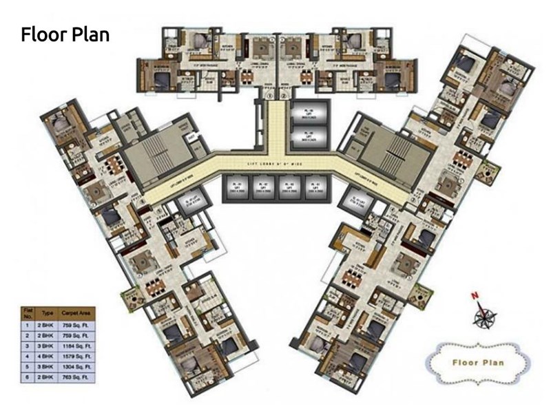 Auris Bliss Typical Floor Plan