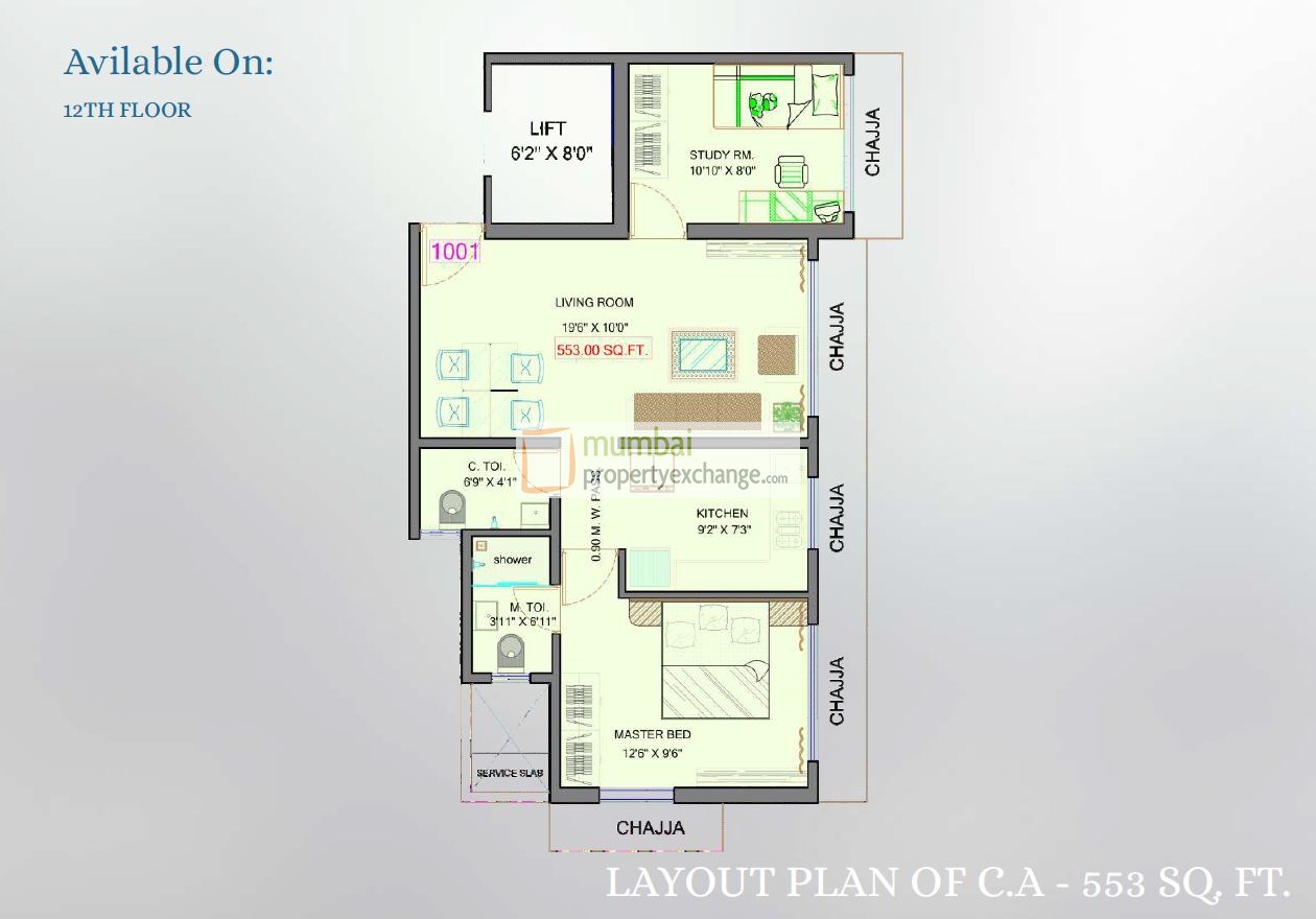 12th Floor Plan