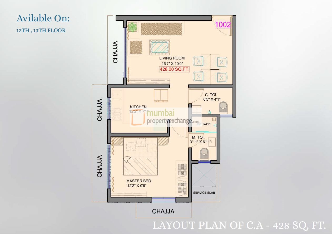 13th Floor Plan
