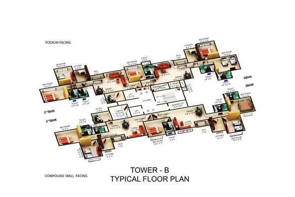 Flat on rent in Mahindra Splendour, Bhandup