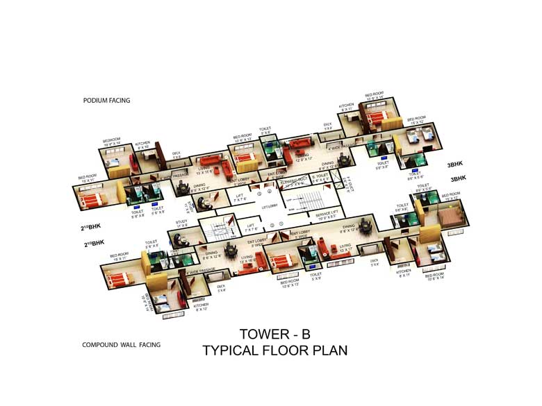 Flat on rent in Mahindra Splendour, Bhandup