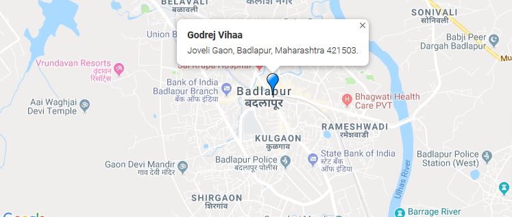 Godrej Vihaa Badlapur location1
