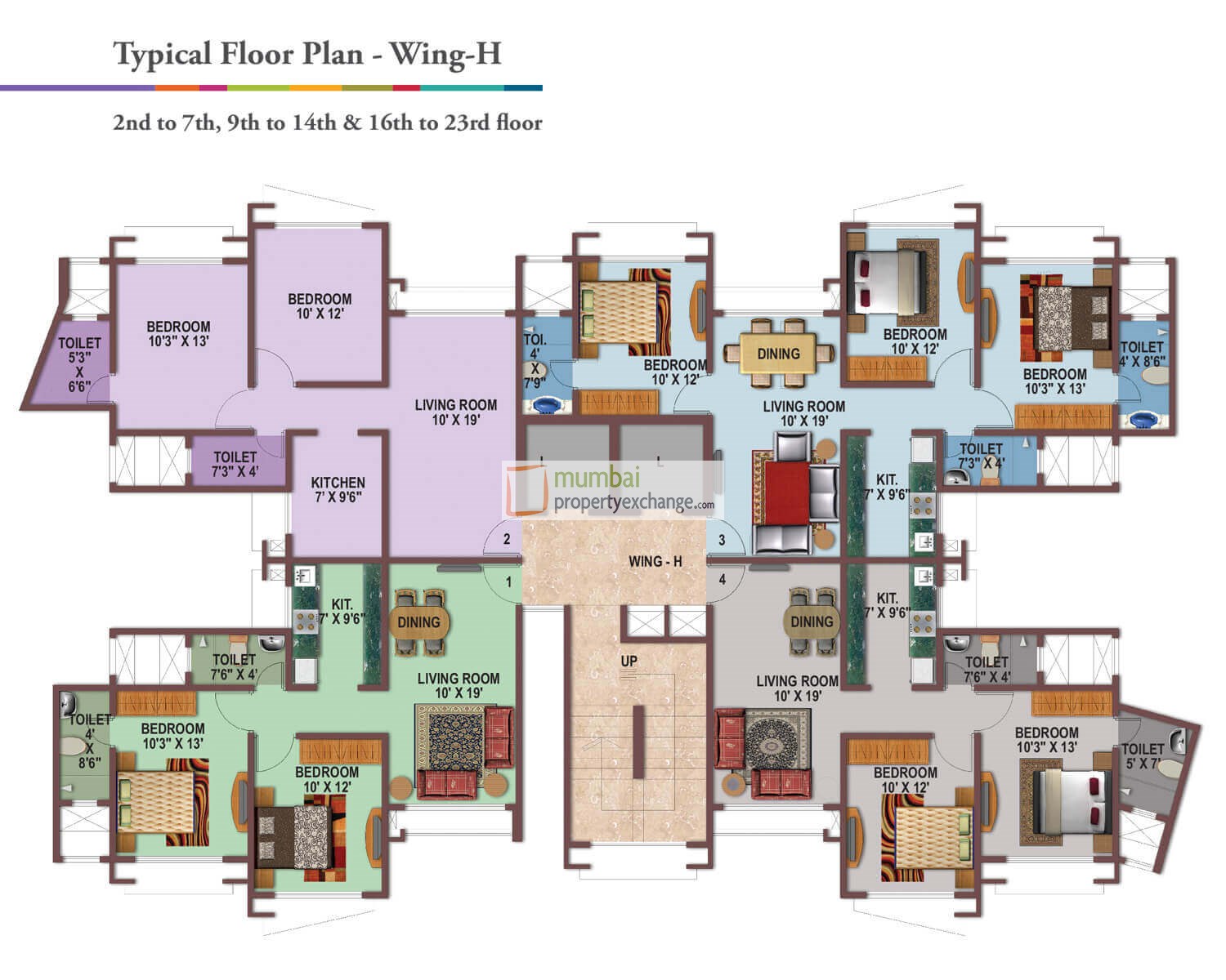 Flat / Apartment on Rent / Lease / Sale in Marina Enclave J Wing, Malad