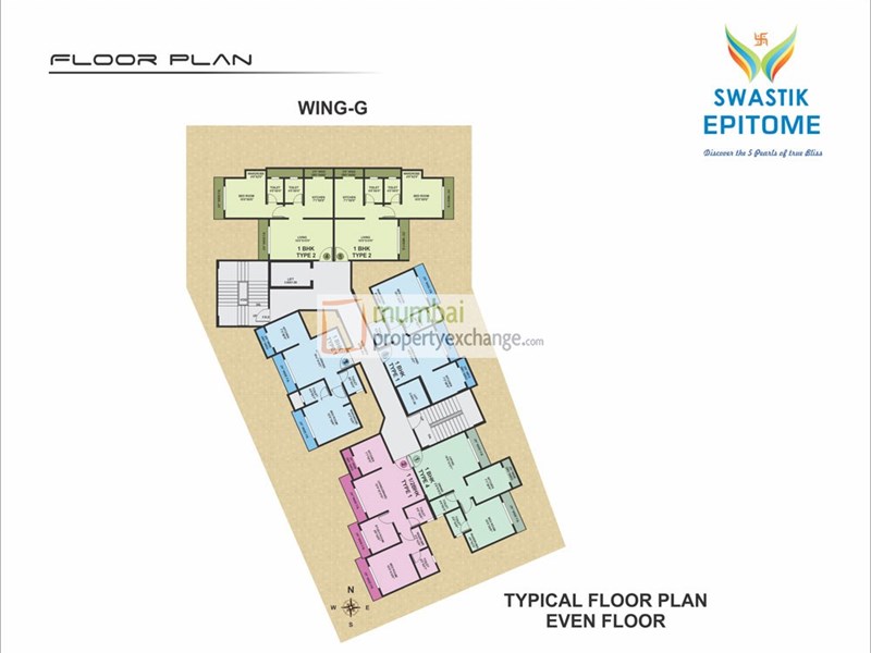 Wing G Typical Floor Plan