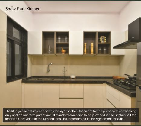 Dosti Desire Pearl Show Flat Kitchen