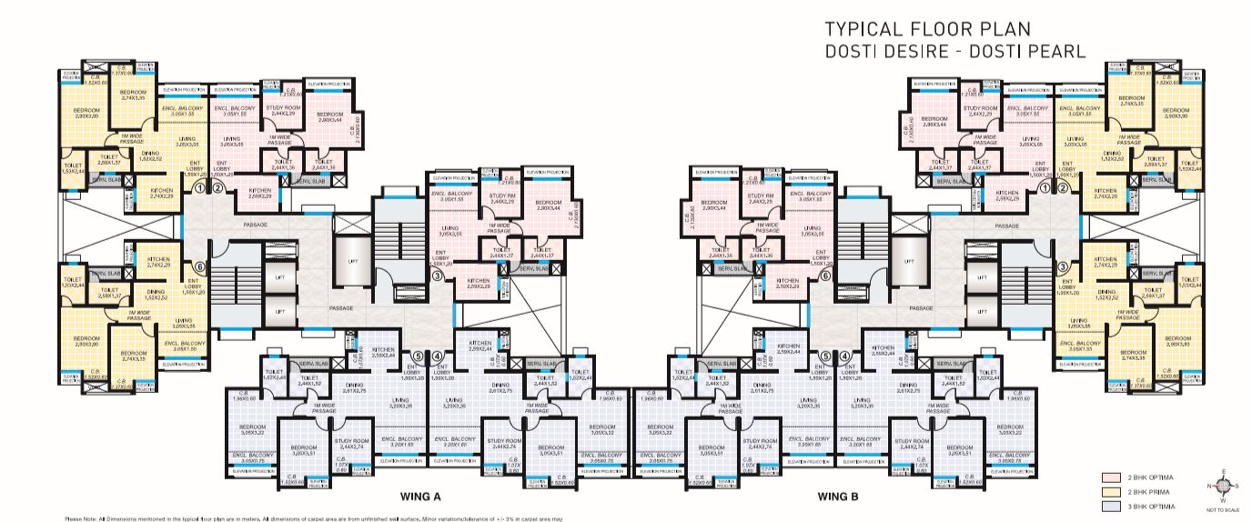 290 Sq Ft 1 Bhk Floor Plan Image Dosti Group Desire Dosti Joy Available Rs 8 379 Per Sqft For Sale Proptiger Com