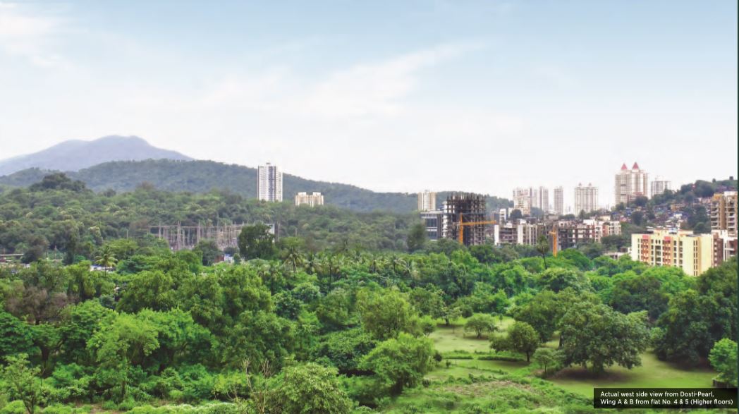 View from Dosti Pearl WIng A - B