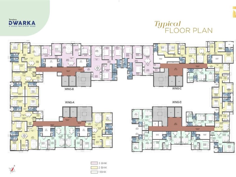 Terraform Dwarka Typical Floor Plan