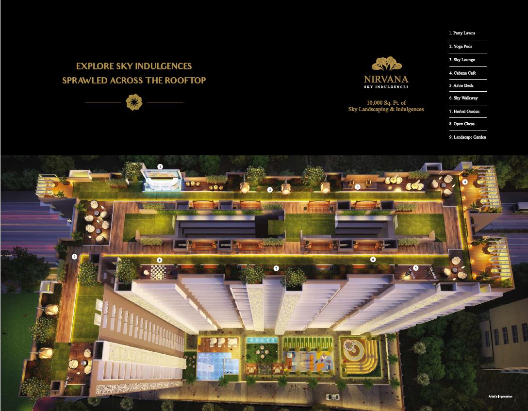 19191 Oth Ananda Residency Sky Landscaping - Ananda Residency, Borivali West