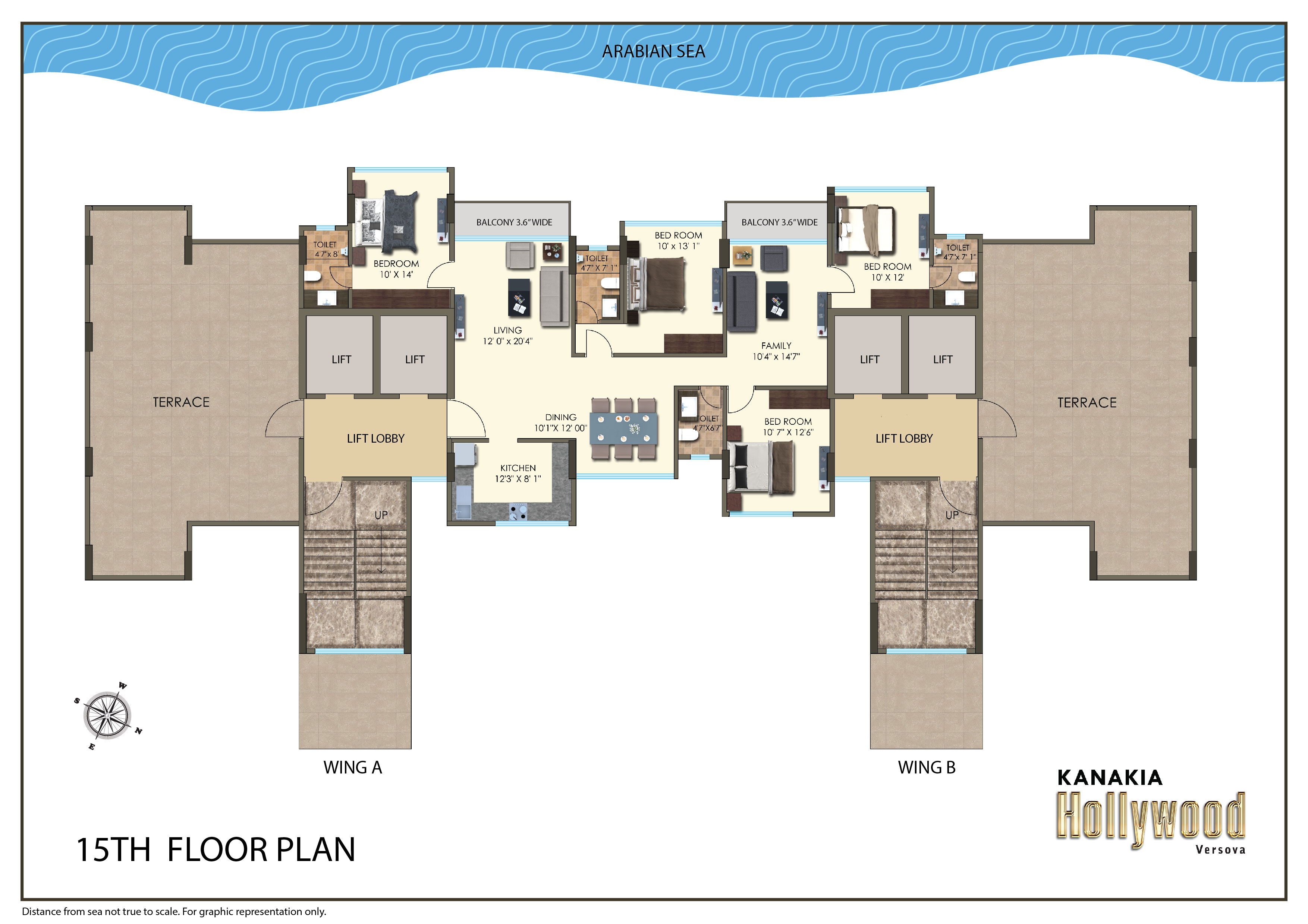 Kanakia Hollywood 15th Floor Plan