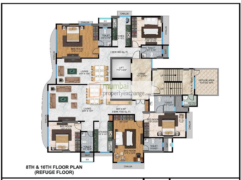 8-10th Floor Plan