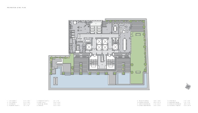 Lodha Altamount Recreation Level Plan