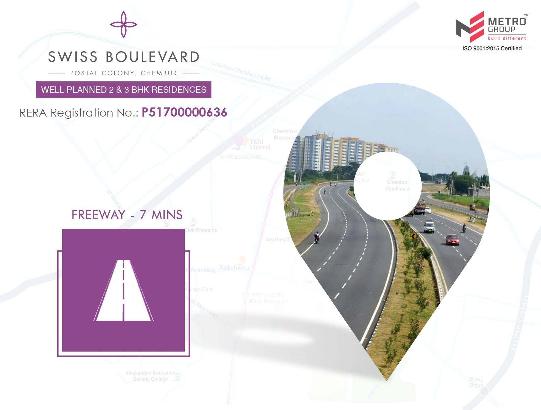 Swiss Boulevard Freeway 7 mins