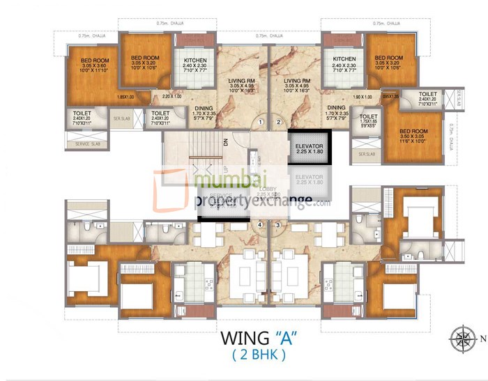 A wing 2BHK